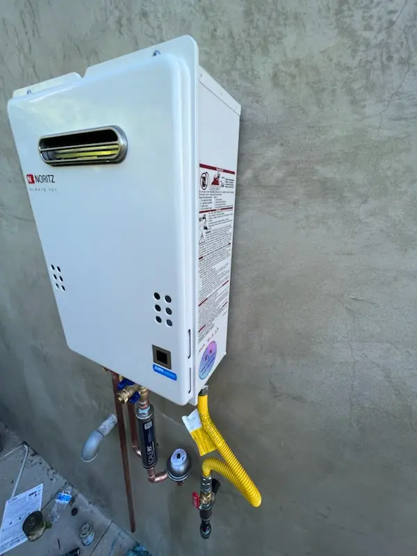 Tankless water heater installation for Barrett Green homes